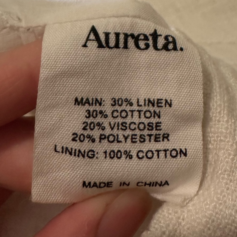 Anthropologie Aureta White Bustier Top - Picture 9 of 9